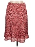 Talbots 100% Polyester Animal Print Red Casual Skirt Size 10 Petite - photo 1