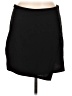 Shein Solid Black Casual Skirt Size 12 - photo 1