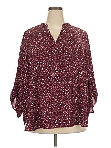 Lush 3/4 Sleeve Blouse (view 1)