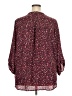 Lush 100% Polyester Burgundy 3/4 Sleeve Blouse Size 3X - photo 2