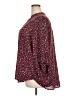Lush 100% Polyester Burgundy 3/4 Sleeve Blouse Size 3X - photo 5