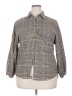 Shein 100% Polyester Plaid Gray Jacket Size XXL (estimated) - photo 1