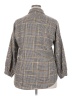 Shein 100% Polyester Plaid Gray Jacket Size XXL (estimated) - photo 2