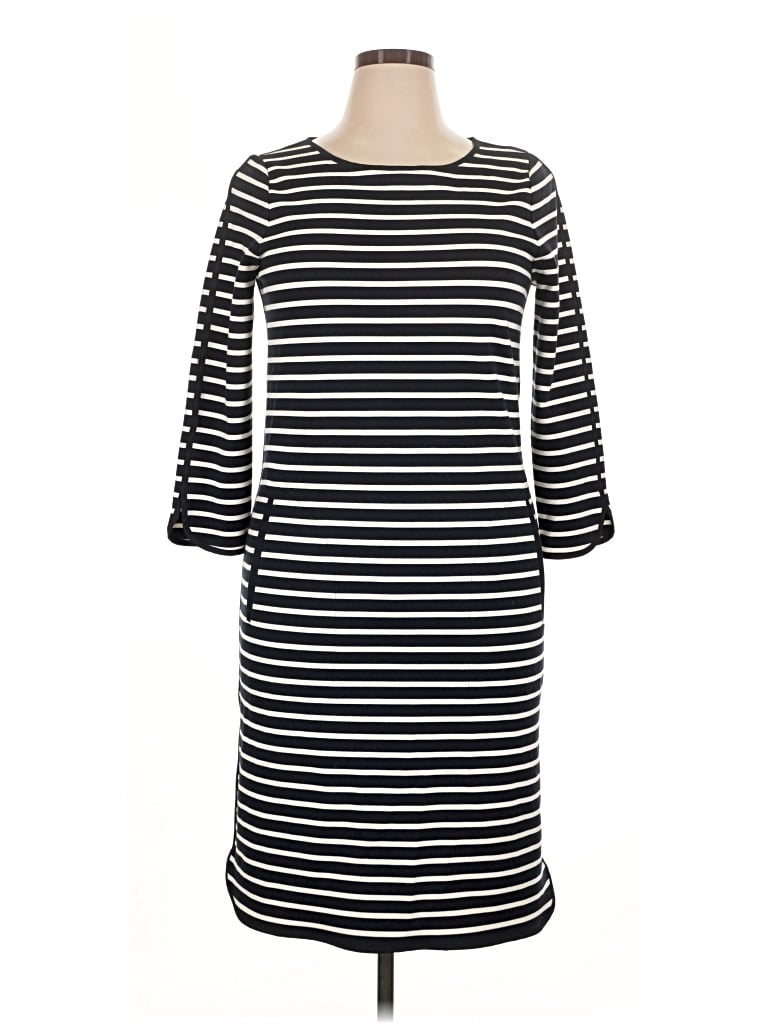 Pre-owned Lands' End Casual Dress In Black