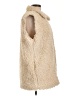 Rails 100% Polyester Ivory Faux Fur Vest Size L - photo 4