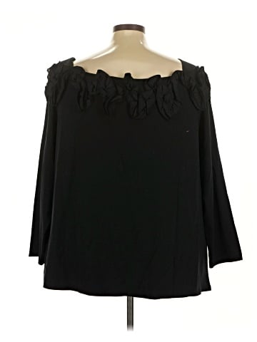 Beautiful by Lawrence Zarian 3/4 Sleeve Blouse (view 2)
