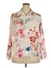 Unbranded Floral Ivory Long Sleeve Blouse Size XXL - photo 1