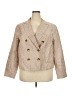 Talbots 100% Linen Chevron-herringbone Tan Blazer Size 18 - photo 1