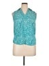 MICHAEL Michael Kors 100% Polyester Teal Sleeveless Blouse Size XL - photo 1