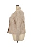 Talbots 100% Linen Chevron-herringbone Tan Blazer Size 18 - photo 5
