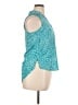 MICHAEL Michael Kors 100% Polyester Teal Sleeveless Blouse Size XL - photo 4