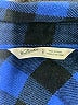 Woolrich 100% Cotton Plaid Blue Long Sleeve Button-Down Shirt Size S - photo 7