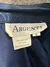 Argenti 100% Silk Stars Blue Silk Skirt Size 6 - photo 4