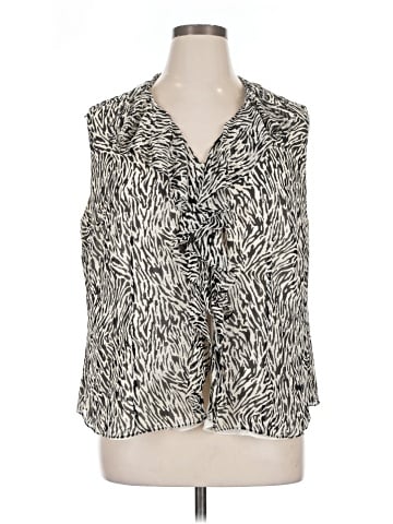 Dana Buchman Sleeveless Silk Top (view 1)