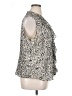 Dana Buchman 100% Silk Silver Sleeveless Silk Top Size 16 - photo 4