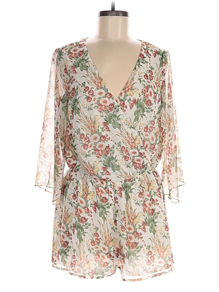 Pre-owned Everly Romper In Ivory