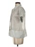 Worthington Silver Short Sleeve Blouse Size S - photo 5
