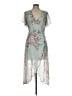 Leith 100% Polyester Teal Blue Cocktail Dress Size L - photo 1
