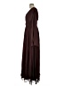 Boohoo 100% Polyester Brown Burgundy Cocktail Dress Size 10 - photo 5