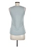 Massini Silver Sleeveless Top Size M - photo 2