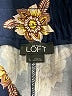 Ann Taylor LOFT 100% Rayon Paisley Blue Casual Pants Size L - photo 7