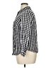 Levi's 100% Viscose Checkered-gingham Black 3/4 Sleeve Button-Down Shirt Size 1X - photo 5