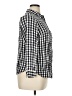 Levi's 100% Viscose Checkered-gingham Black 3/4 Sleeve Button-Down Shirt Size 1X - photo 4