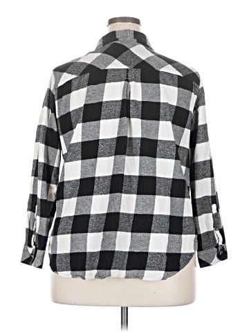 Sonoma Goods for Life 3/4 Sleeve Button-Down Shirt (view 2)