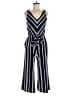 Ann Taylor Factory Stripes Blue Jumpsuit Size M - photo 1