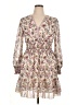 Max Studio 100% Polyester Floral Ivory Casual Dress Size L - photo 1