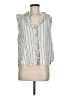 Ellen Tracy Silver Sleeveless Blouse Size M - photo 1