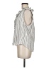 Ellen Tracy Silver Sleeveless Blouse Size M - photo 5