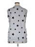 Unbranded Stars Silver Sleeveless Top Size XL - photo 2