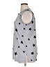 Unbranded Stars Silver Sleeveless Top Size XL - photo 5