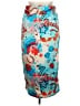 Never Fully Dressed Print Blue Casual Skirt Size 12 - photo 1