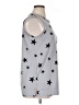 Unbranded Stars Silver Sleeveless Top Size XL - photo 4
