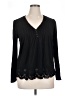 American Rag Cie Black Long Sleeve Blouse Size XL - photo 1
