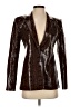 Danielle Bernstein 100% Polyurethane Animal Print Brown Blazer Size XS - photo 1