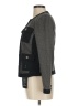 White House Black Market Houndstooth Black Gray Jacket Size 8 Petite - photo 5
