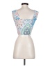 Venus 100% Cotton Blue Sleeveless Blouse Size XS - photo 2