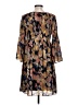 Spense 100% Polyester Print Brown Casual Dress Size 10 - photo 2