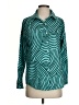 Unbranded Teal Long Sleeve Blouse Size S - photo 1