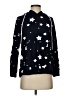 Keren Hart 100% Rayon Stars Black Pullover Sweater Size S - photo 1