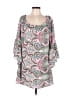 Elan 100% Polyester Gray 3/4 Sleeve Blouse Size L - photo 1