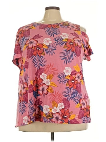 Woman Within Short Sleeve Blouse (view 1)