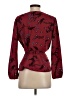 J.Crew 100% Polyester Burgundy 3/4 Sleeve Blouse Size S - photo 2