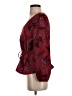 J.Crew 100% Polyester Burgundy 3/4 Sleeve Blouse Size S - photo 5