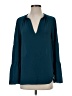 MICHAEL Michael Kors Teal Long Sleeve Blouse Size S - photo 1