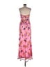 Mac Duggal 100% Polyester Floral Pink Cocktail Dress Size 8 - photo 2