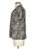 Elementz 100% Polyester Animal Print Gray Short Sleeve Blouse Size S - photo 5